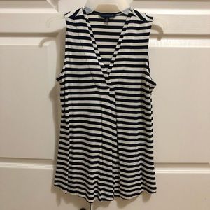 Super Soft Tommy Hilfiger V Neck Striped Tank